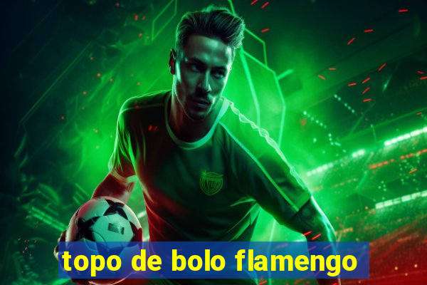 topo de bolo flamengo